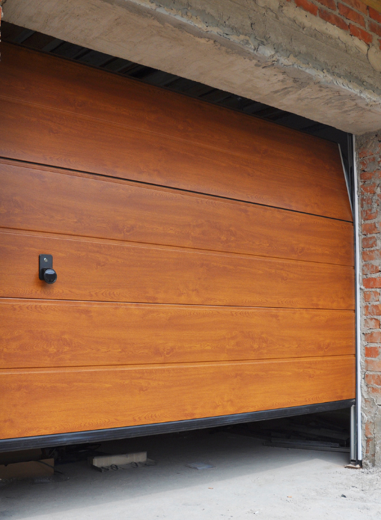 Wood Sectional Garage door