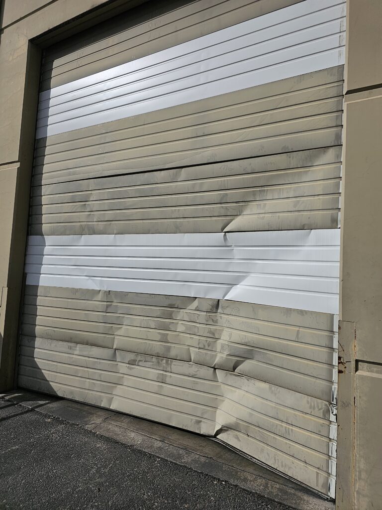 Broken Garage Door Needing a Repair
