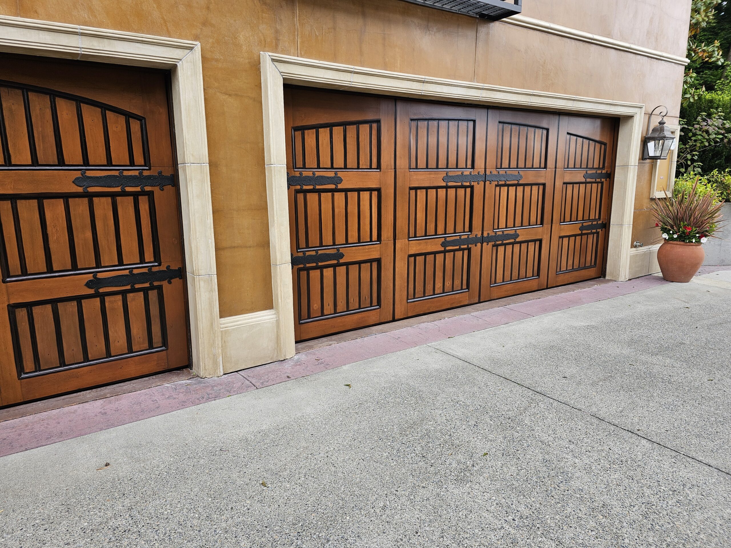 New Wood Garage Door